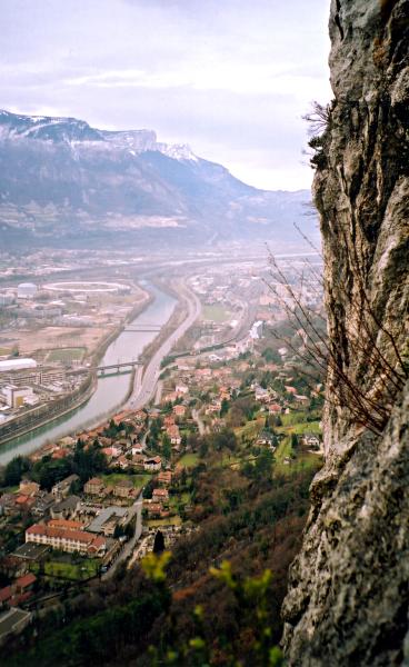 Climbing in the alps