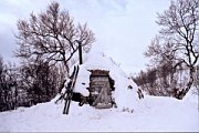 A reindeer herder's cabin